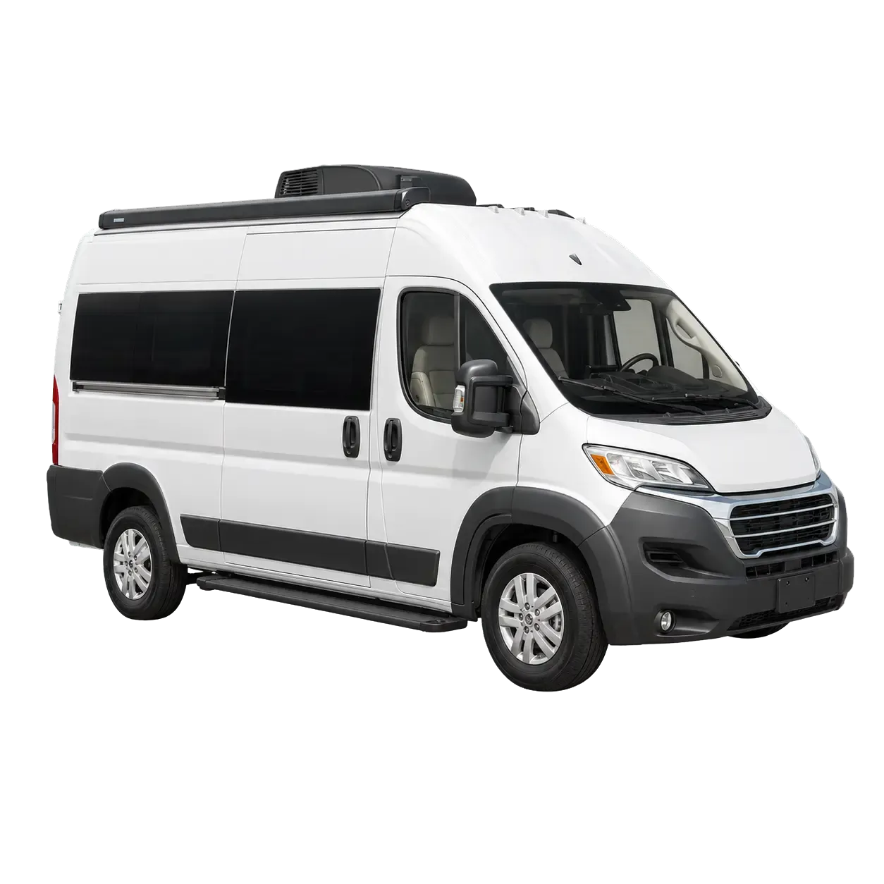 Class B camper van shown from the passenger side