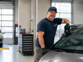 Kiel Eby, Clear Image Auto Glass owner and technician