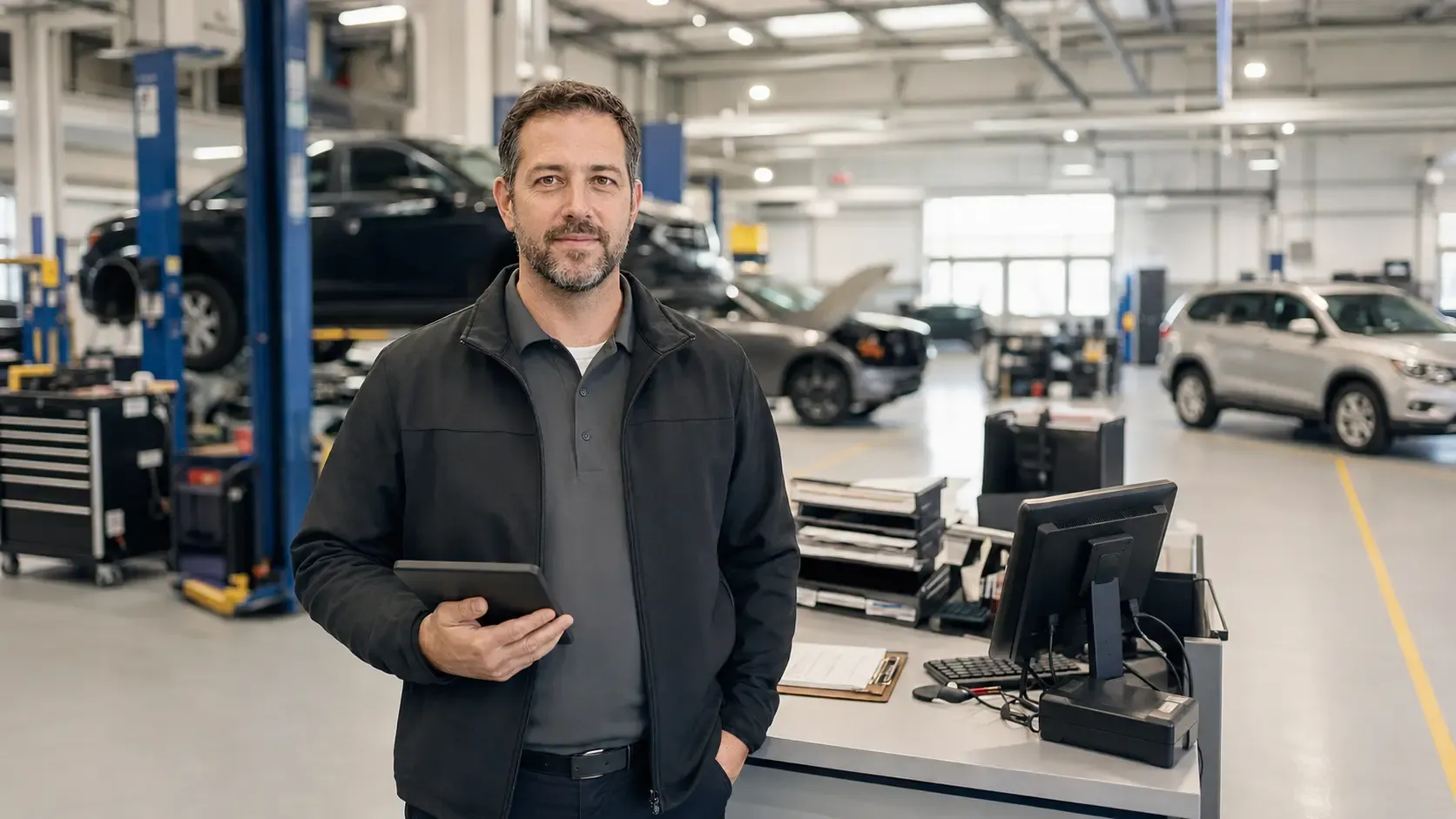 Dealership service manager supported by Clear Image Auto Glass