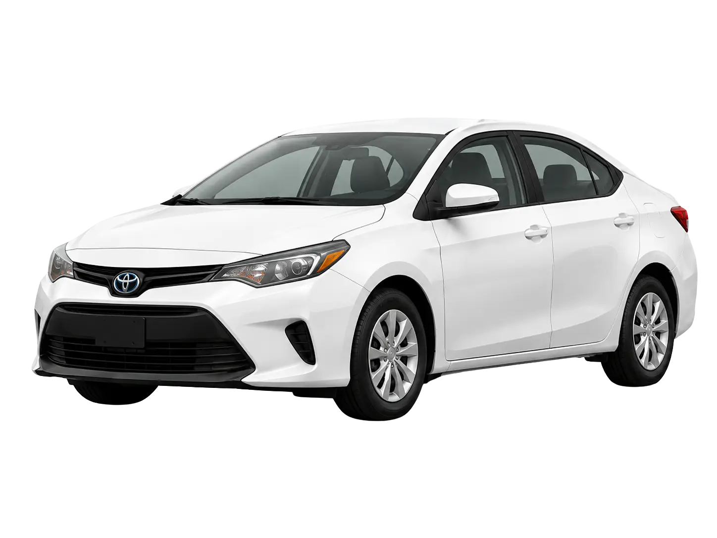 White company sedan used for business travel
