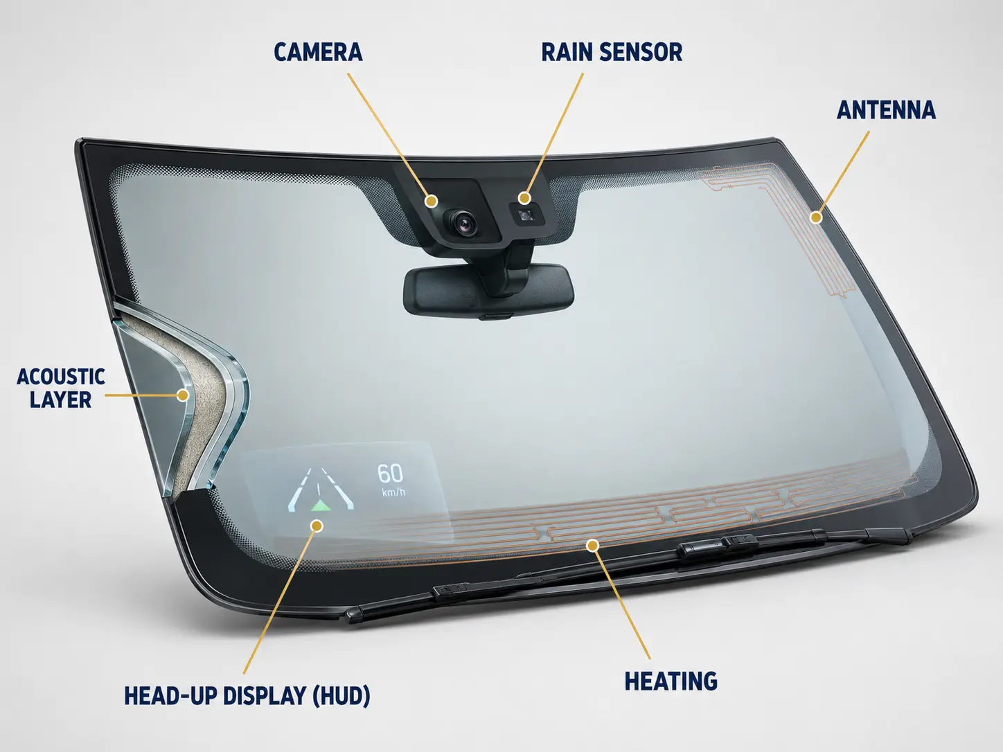 Windshield features to confirm before booking replacement service